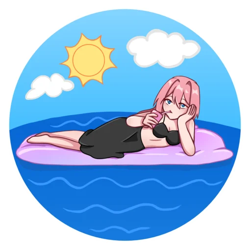 🥵 Стикер «L U M I N» для Telegram