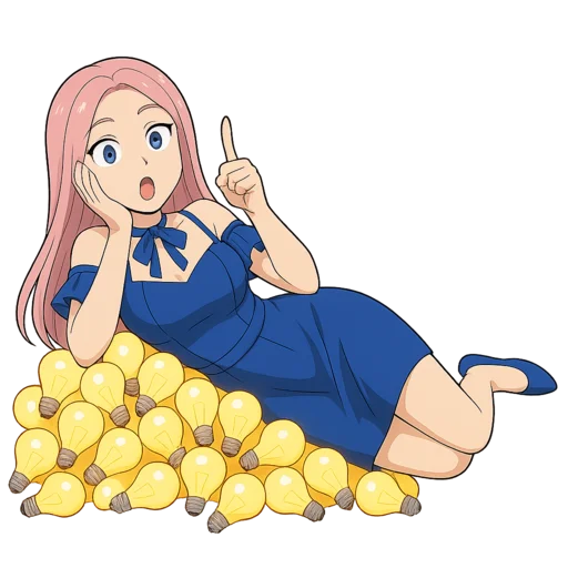 💡 Стикер «L U M I N» для Telegram