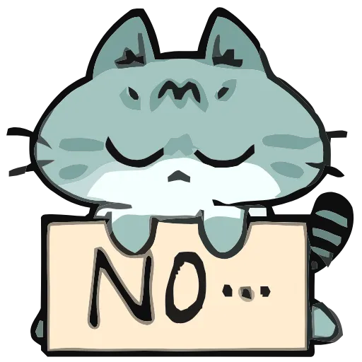 😔 Эмодзи «Mixcat» для Telegram