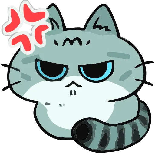 😡 Эмодзи «Mixcat» для Telegram