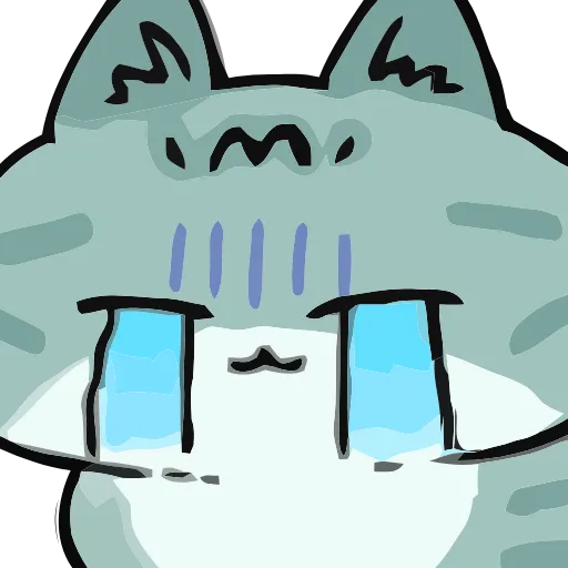 😭 Эмодзи «Mixcat» для Telegram