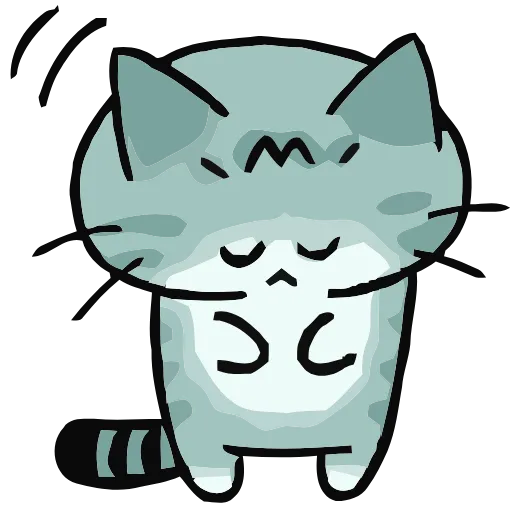 🙇 Эмодзи «Mixcat» для Telegram