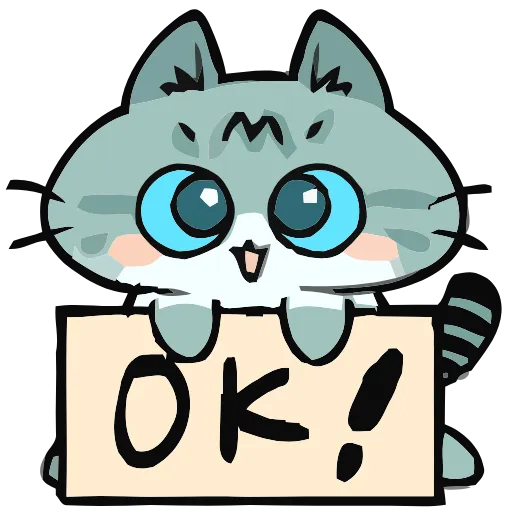 👌 Эмодзи «Mixcat» для Telegram