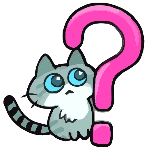 ❔ Эмодзи «Mixcat» для Telegram