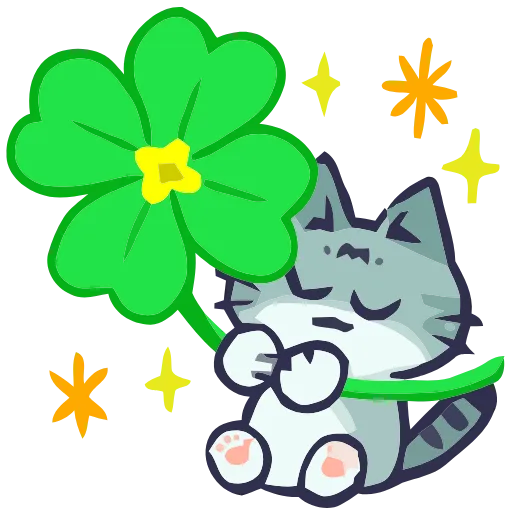 🍀 Эмодзи «Mixcat» для Telegram