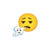 😮‍💨 Эмодзи «Mixed» для Telegram