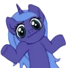 😒 Эмодзи «🤷‍♀ My Little Pony» для Telegram