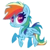 🌈 Эмодзи «🤷‍♀ My Little Pony» для Telegram