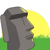 🗿 Эмодзи «Moai Stone» для Telegram