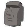 🗿 Эмодзи «Moai Stone» для Telegram