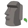 🗿 Эмодзи «Moai Stone» для Telegram
