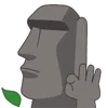 🗿 Эмодзи «Moai Stone» для Telegram