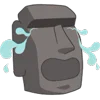 🗿 Эмодзи «Moai Stone» для Telegram