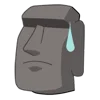🗿 Эмодзи «Moai Stone» для Telegram
