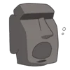 🗿 Эмодзи «Moai Stone» для Telegram