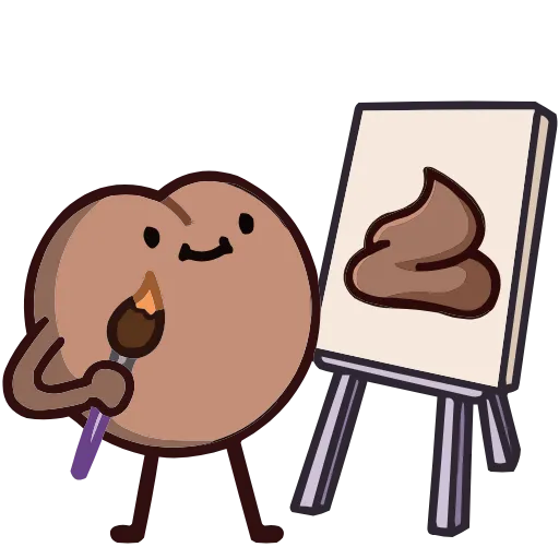 🧑‍🎨 Эмодзи «Попкинс Мокка» для Telegram