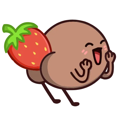 🍓 Эмодзи «Попкинс Мокка» для Telegram