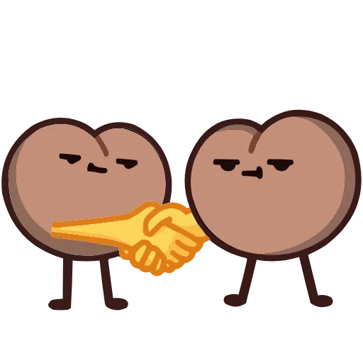 🤝 Эмодзи «Попкинс Мокка» для Telegram