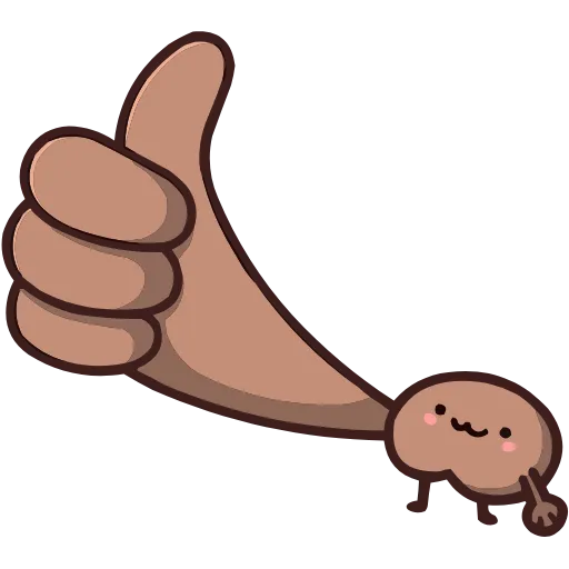 👍 Эмодзи «Попкинс Мокка» для Telegram