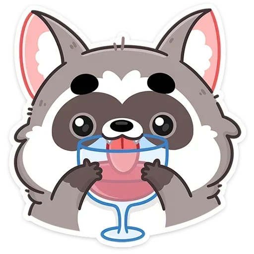 🍷 Стикер «Мокко» для Telegram