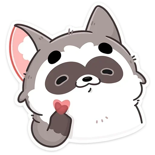 ❤️ Стикер «Мокко» для Telegram