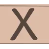 🤩 Эмодзи «Набор букв и иконок в трендовом цвете Mocha Mousse 2025 года.» для Telegram
