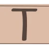 🤩 Эмодзи «Набор букв и иконок в трендовом цвете Mocha Mousse 2025 года.» для Telegram