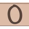 🤩 Эмодзи «Набор букв и иконок в трендовом цвете Mocha Mousse 2025 года.» для Telegram