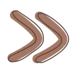 🤩 Эмодзи «Набор букв и иконок в трендовом цвете Mocha Mousse 2025 года.» для Telegram
