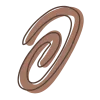 🤩 Эмодзи «Набор букв и иконок в трендовом цвете Mocha Mousse 2025 года.» для Telegram