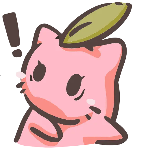 ❕ Эмодзи «Mochii Neko» для Telegram