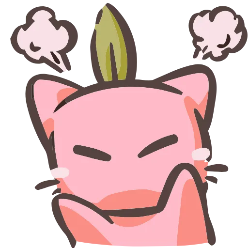 😤 Эмодзи «Mochii Neko» для Telegram