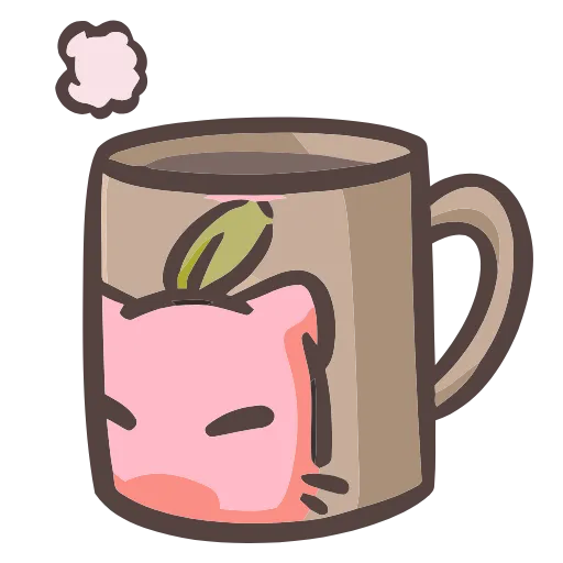 ☕️ Эмодзи «Mochii Neko» для Telegram