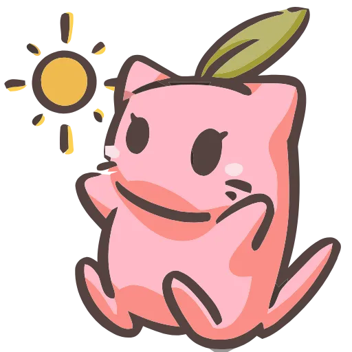 ☀️ Эмодзи «Mochii Neko» для Telegram