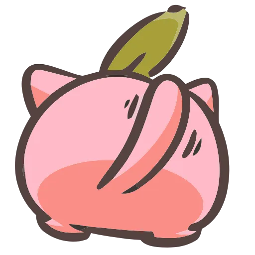 🍑 Эмодзи «Mochii Neko» для Telegram
