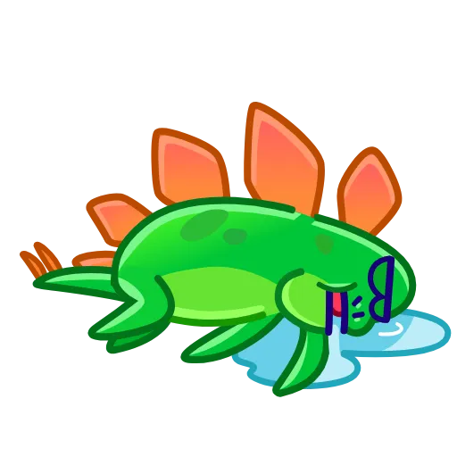 🥴 Эмодзи «Modern Dinosaur» для Telegram