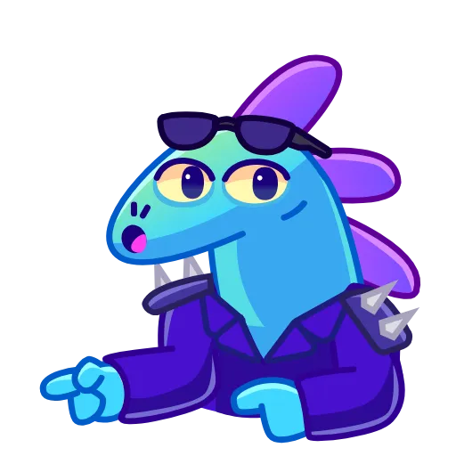 😎 Эмодзи «Modern Dinosaur» для Telegram