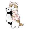😴 Эмодзи «Котики Mofusand» для Telegram