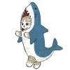 🦈 Эмодзи «Котики Mofusand» для Telegram