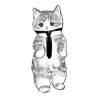 👔 Эмодзи «Котики Mofusand» для Telegram