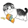 😐 Эмодзи «Котики Mofusand» для Telegram