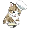 👩‍🍳 Эмодзи «Котики Mofusand» для Telegram