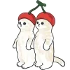 🍒 Эмодзи «Котики Mofusand» для Telegram