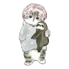 😴 Эмодзи «Котики Mofusand» для Telegram