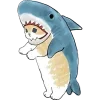 🦈 Эмодзи «Котики Mofusand» для Telegram