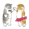 🕺 Эмодзи «Котики Mofusand» для Telegram