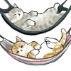 😴 Эмодзи «Котики Mofusand» для Telegram