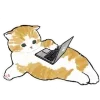 👩‍💻 Эмодзи «Котики Mofusand» для Telegram