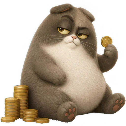 🤑 Стикер «Сердитый Мокко» для Telegram