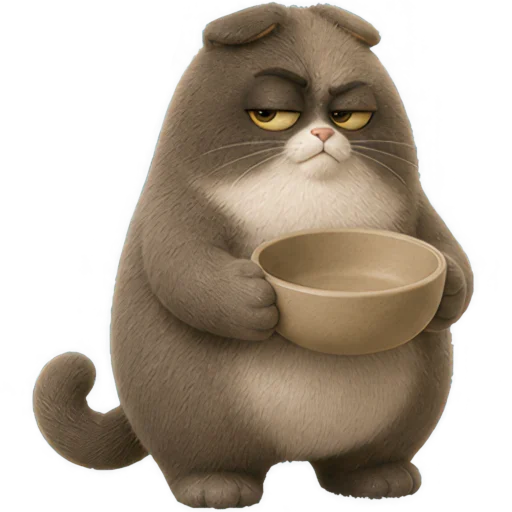 🍵 Стикер «Сердитый Мокко» для Telegram